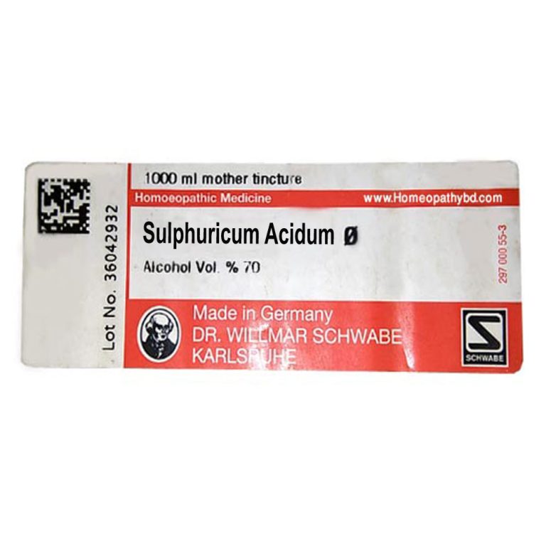 Acidum Sulphuricum Acidum Q Made in Germany – সালফিউরিক এসিড – Homeopathy.com ...
